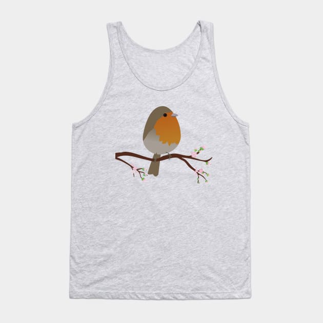 Cute egg shaped robin Tank Top by Bwiselizzy